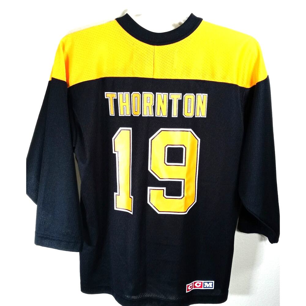 Joe Thornton Boston Bruins CCM Hockey Jersey NHL Licensed Youth Size Large/XL